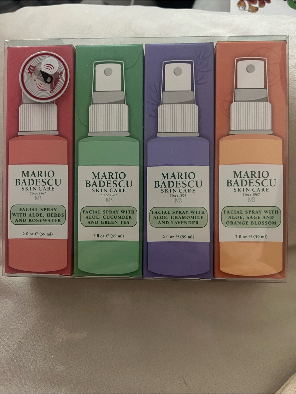 Mario badescu facial spray set of 4! NWT